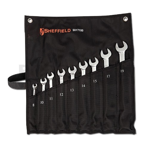 鋼盾 S017100 9件套公制精拋光兩用加長扳手