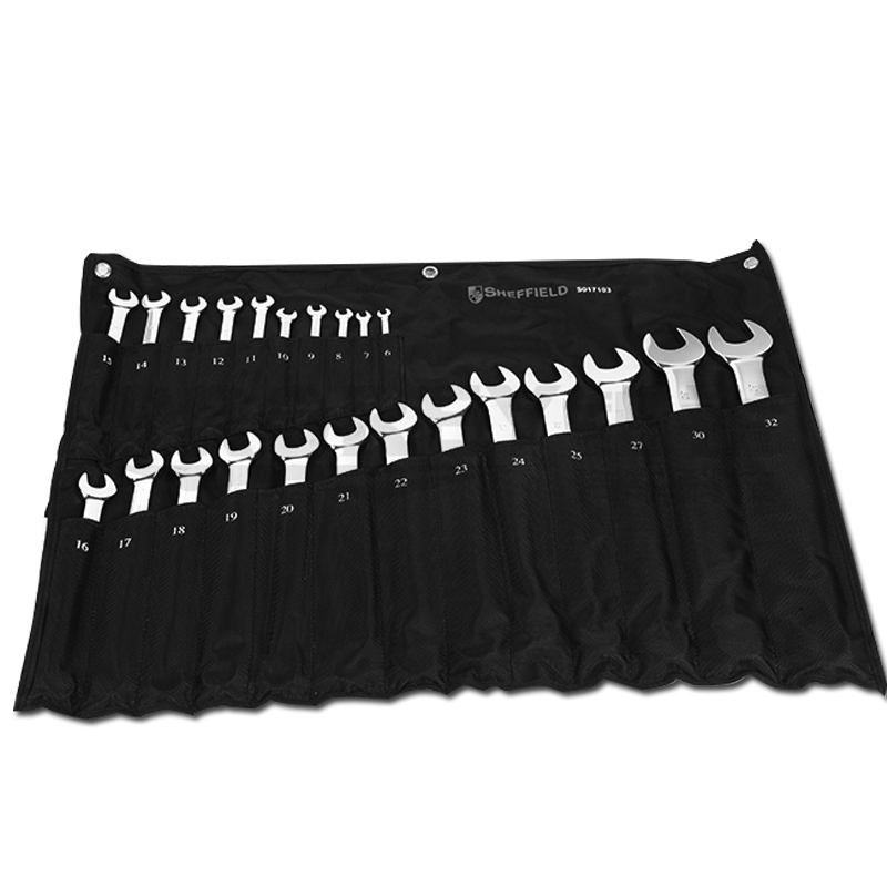 GW-130033512-鋼盾 S017103 23件套公制精拋光兩用加長扳手 主圖-2