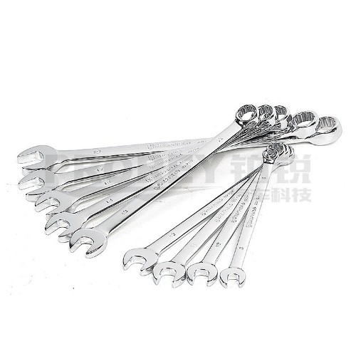 鋼盾 S017104 9件套全拋光兩用加長板手(塑盒)