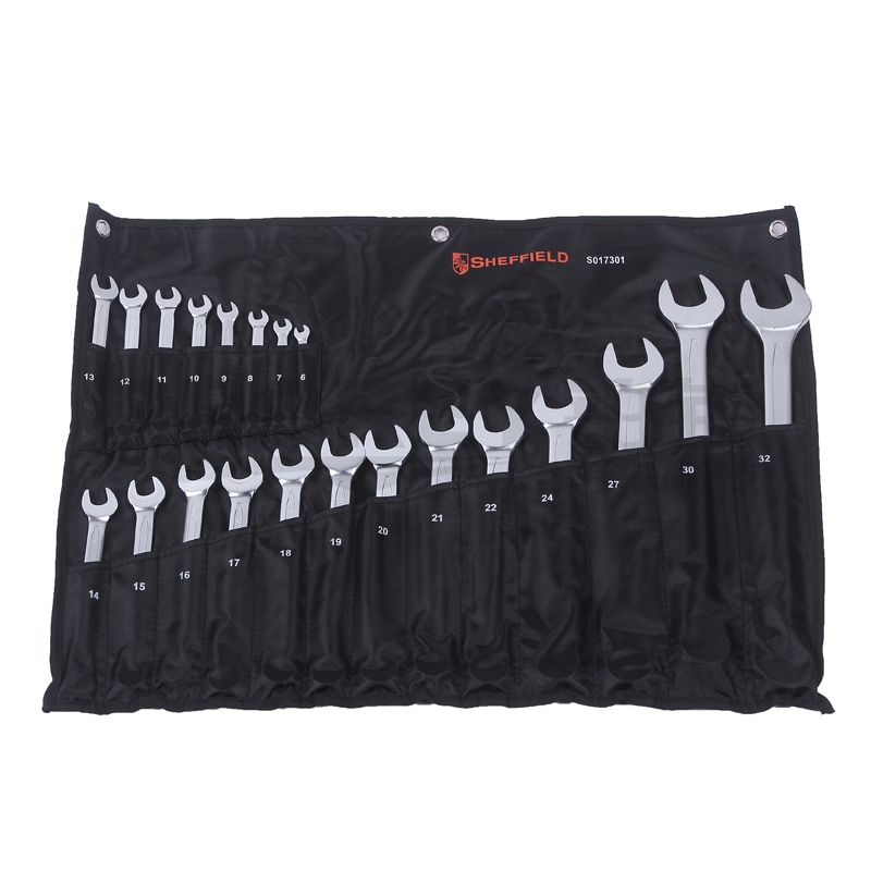 GW-130033550-鋼盾 S017301 21件套歐式凹筋兩用扳手組套 主圖-2
