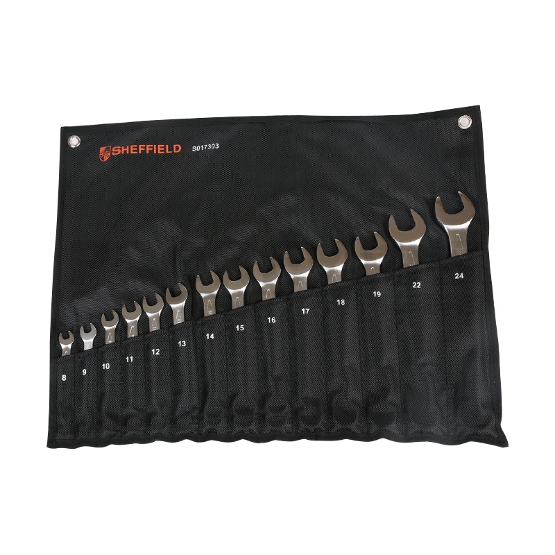 GW-130033551-鋼盾 S017303 14件套歐式兩用扳手組套 主圖