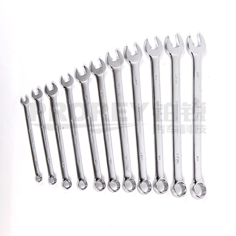 GW-130033577-鋼盾 S017402 11件套全拋光英制兩用扳手 主圖