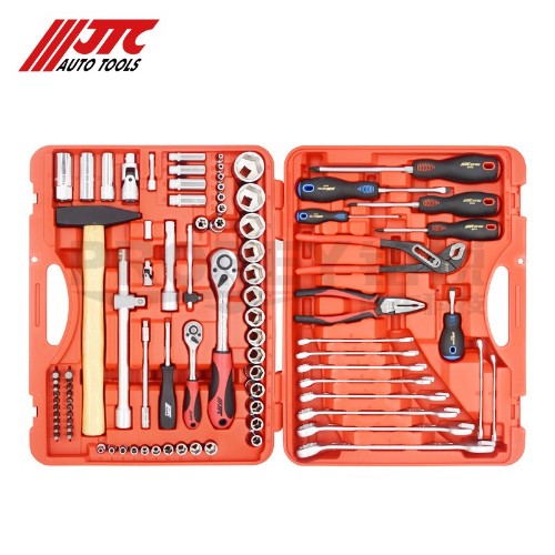 JTCH090C 90PCS&nbsp;綜合工具組(紅色)